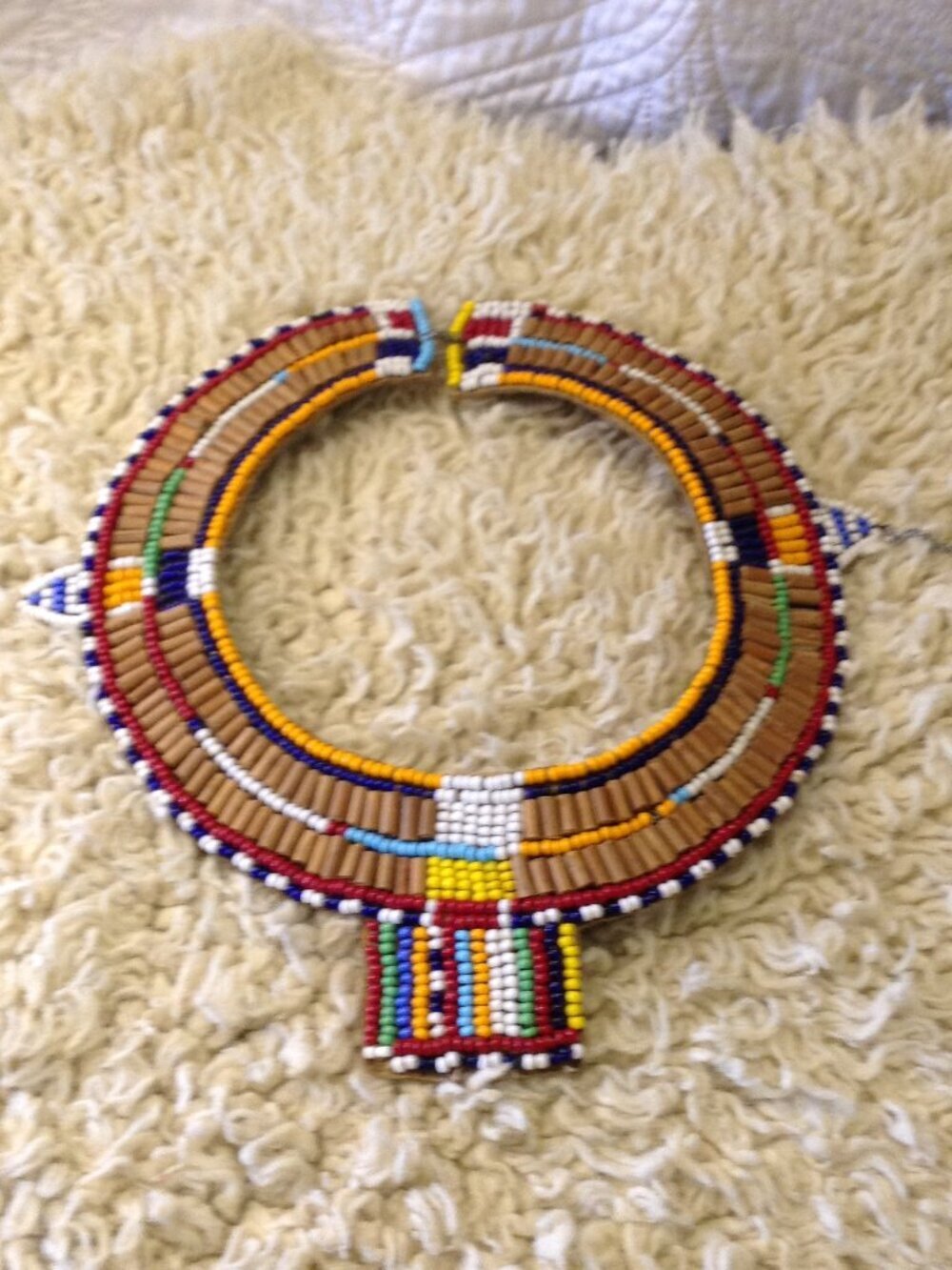 VTG Maasai African Tribal Chocker, Wedding Collar Handmade by Tribe Traditional